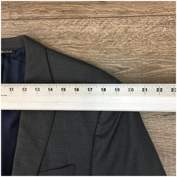 Jack Victor Mens Blazer Sport Coat Two Button Casual Jacket 42 X-Long Wool Suits - Picture 10 of 13